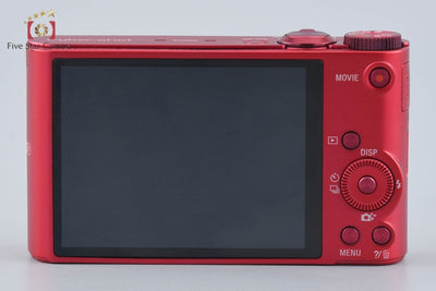 [Used] Sony Cyber-shot DSC-WX300 Red Compact Digital Camera Multi-language Support