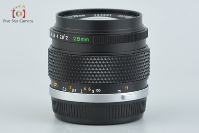 【中古】OLYMPUS オリンパス ZUIKO MC AUTO-W 28mm f/2