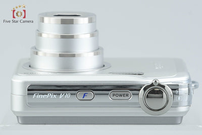 【中古】FUJIFILM 富士フイルム FinePix V10 シルバー コンパクトデジタルカメラ