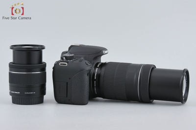 [Used] Canon EOS Kiss X9i Double Zoom Kit - Low Shutter Count, Original Box Included