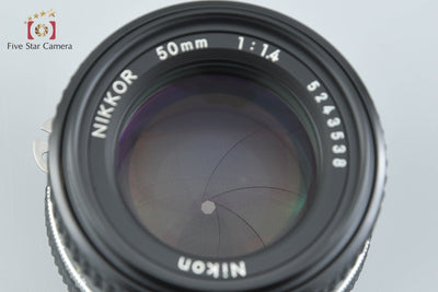 [Used] Nikon Nikkor Ai-S 50mm f/1.4 with original box