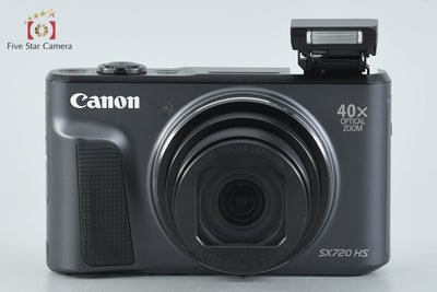 [Used] Canon PowerShot SX720 HS Black Compact Digital Camera with Original Box