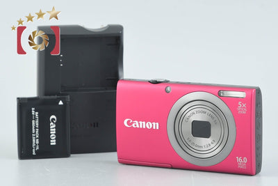 [Used] Canon PowerShot A2300 Red Compact Digital Camera