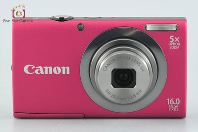 [Used] Canon PowerShot A2300 Red Compact Digital Camera