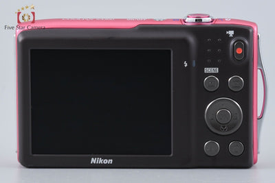 [Used] Nikon COOLPIX S3300 Strawberry Pink Compact Digital Camera