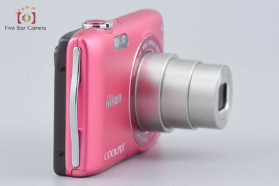 [Used] Nikon COOLPIX S3300 Strawberry Pink Compact Digital Camera