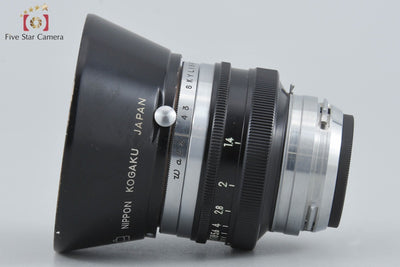 [Used] Nikon NIKKOR-S 50mm f/1.4 Black S-mount