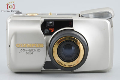 [Used] OLYMPUS μ[mju:] ZOOM 105 DELUXE Compact Film Camera with Original Box