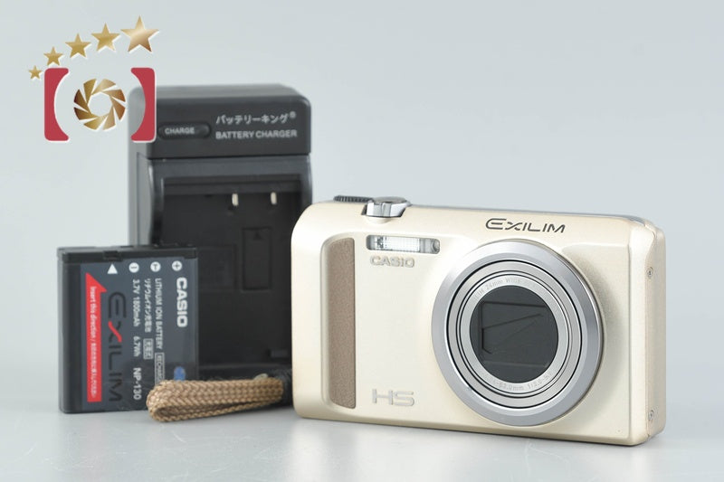 [Used] Casio EX-ZR500 Gold High-Speed EXILIM Compact Digital Camera