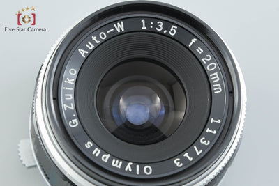 【中古】OLYMPUS オリンパス G.ZUIKO AUTO-W 20mm f/3.5 Pen F FT FV用