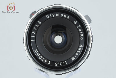 【中古】OLYMPUS オリンパス G.ZUIKO AUTO-W 20mm f/3.5 Pen F FT FV用