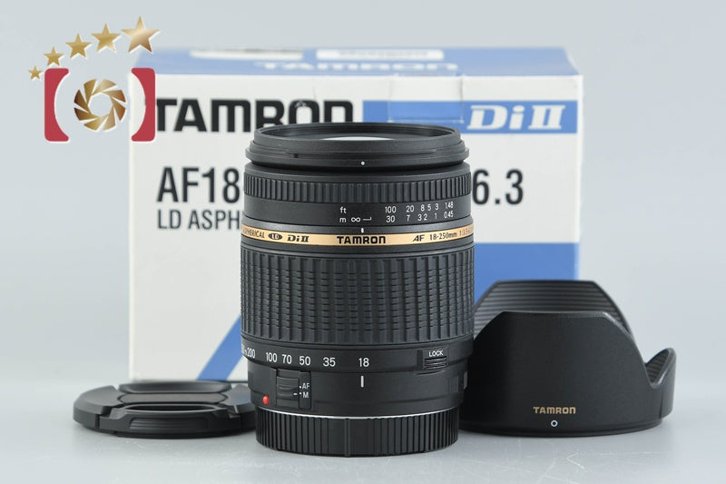 [Used] TAMRON Tamron A18 AF 18-250mm f/3.5-6.3 ASPHERICAL Di II LD IF MACRO for Canon with original box