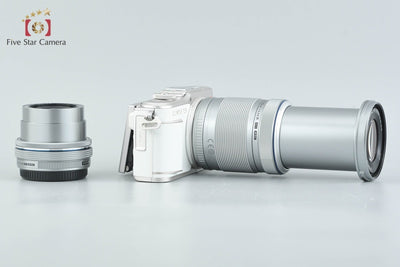 【Used】OLYMPUS PEN E-PL10 EZ Double Zoom Kit White - Low Shutter Count