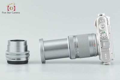 【Used】OLYMPUS PEN E-PL10 EZ Double Zoom Kit White - Low Shutter Count