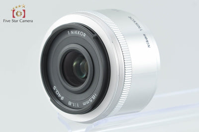 【中古】Nikon ニコン 1 NIKKOR 18.5mm f/1.8 シルバー
