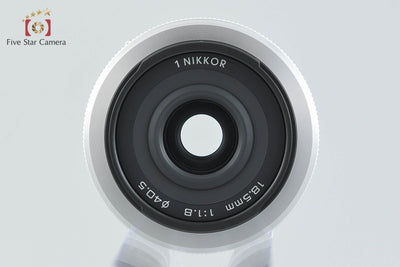【中古】Nikon ニコン 1 NIKKOR 18.5mm f/1.8 シルバー