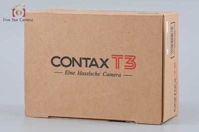 【中古】CONTAX コンタックス T3 シングルティース コンパクトフィルムカメラ 元箱付き