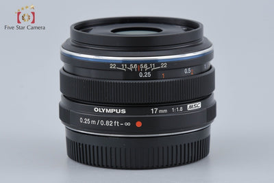 [Used] OLYMPUS M.ZUIKO DIGITAL 17mm f/1.8 Black