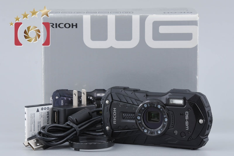 中古】RICOH リコー PENTAX ペンタックス WG-30 ブラック 防水 