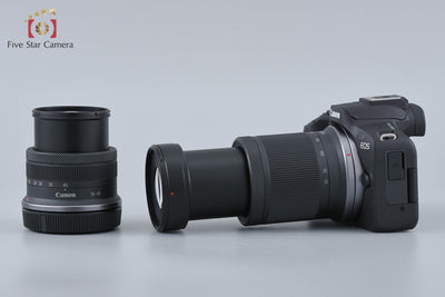 [Unused, Opened Box] Canon EOS R50 Double Zoom Kit, Black