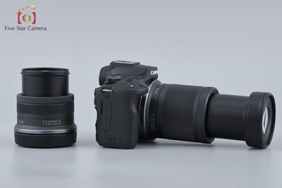 [Unused, Opened Box] Canon EOS R50 Double Zoom Kit, Black