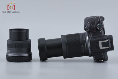 [Unused, Opened Box] Canon EOS R50 Double Zoom Kit, Black