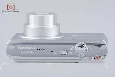 [Used] Panasonic LUMIX DMC-FX33 Precious Silver Compact Digital Camera