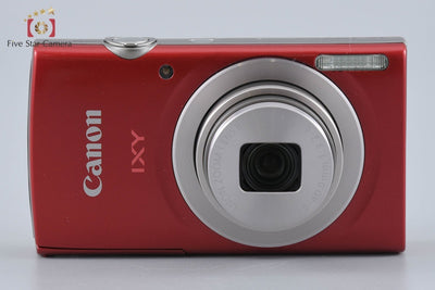 【中古】Canon キヤノン IXY 200 レッド コンパクトデジタルカメラ