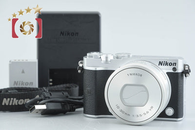 [Used] Nikon 1 J5 Silver Standard Power Zoom Kit - Low Shutter Count