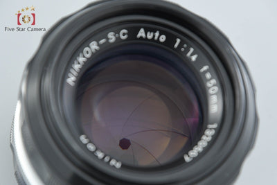 [Used] Nikon NIKKOR-S.C Auto 50mm f/1.4