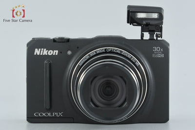 [Used] Nikon COOLPIX S9700 Precious Black Compact Digital Camera