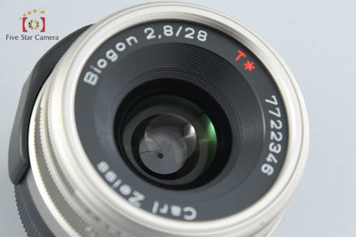 【中古】CONTAX コンタックス Carl Zeiss Biogon 28mm f/2.8 T*