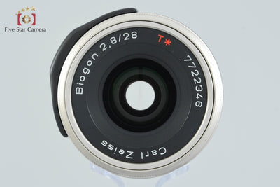 【中古】CONTAX コンタックス Carl Zeiss Biogon 28mm f/2.8 T*