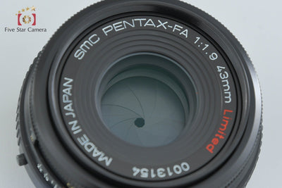 [Used] PENTAX SMC FA 43mm f/1.9 Limited Black