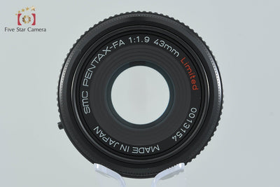 [Used] PENTAX SMC FA 43mm f/1.9 Limited Black