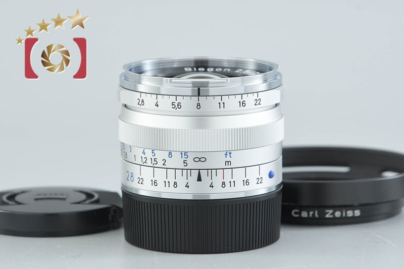 [Used] Carl Zeiss Biogon 28mm f/2.8 ZM T* Silver Leica M Mount