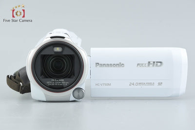 [Used] Panasonic HC-V750M White Digital High Definition Video Camera