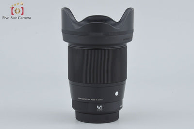 [Used] SIGMA 16mm f/1.4 DC DN Contemporary for Micro Four Thirds with original box