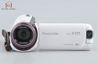 【中古】Panasonic パナソニック HC-W570M ホワイト ビデオカメラ