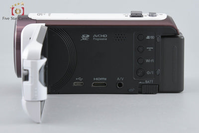 【中古】Panasonic パナソニック HC-W570M ホワイト ビデオカメラ
