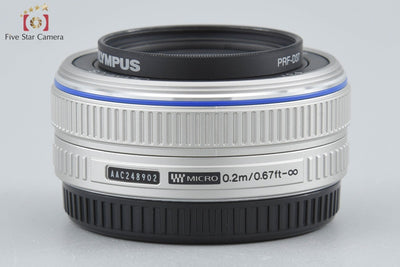 Used OLYMPUS M.ZUIKO DIGITAL 17mm f/2.8 Silver