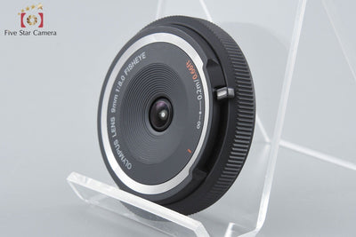 [Used] OLYMPUS Olympus Fisheye Body Cap Lens BCL-0980 (9mm F8.0 Fisheye) Black with original box