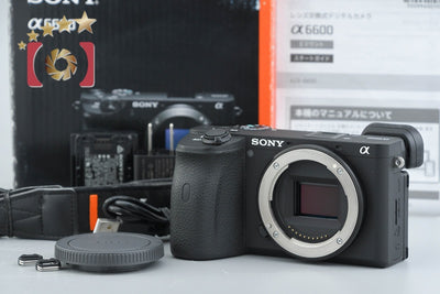 Used: SONY α6600 ILCE-6600 Mirrorless Interchangeable-Lens Camera, Low Shutter Count, With Original Box