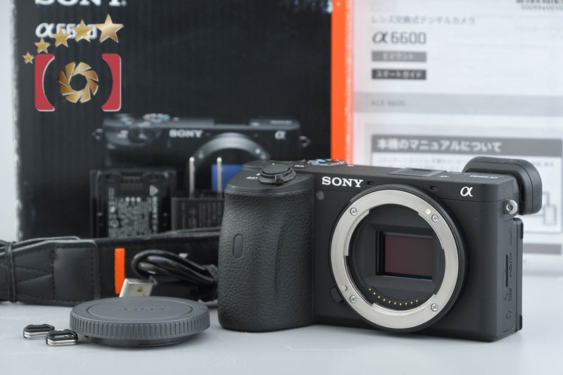 Used: SONY α6600 ILCE-6600 Mirrorless Interchangeable-Lens Camera, Low Shutter Count, With Original Box