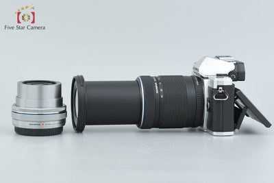 【中古】OLYMPUS オリンパス OM-D E-M10 Mark II EZ ダブルズームキット シルバー