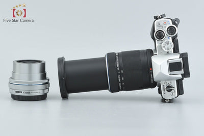 【中古】OLYMPUS オリンパス OM-D E-M10 Mark II EZ ダブルズームキット シルバー