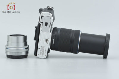 【中古】OLYMPUS オリンパス OM-D E-M10 Mark II EZ ダブルズームキット シルバー
