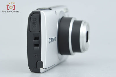[Used] Canon PowerShot A2400 IS Silver Compact Digital Camera with Original Box