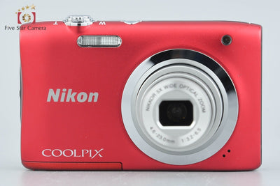 Used: Nikon COOLPIX A100 Red Compact Digital Camera