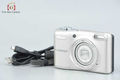 [Used] Nikon COOLPIX L30 Silver Compact Digital Camera